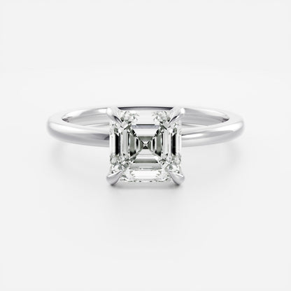 Oval Three Stone Lab Grown Diamond Engagement Ring