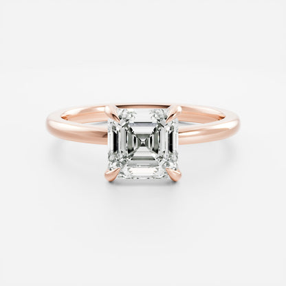Oval Three Stone Lab Grown Diamond Engagement Ring