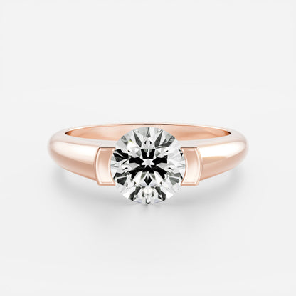 Oval Three Stone Lab Grown Diamond Engagement Ring