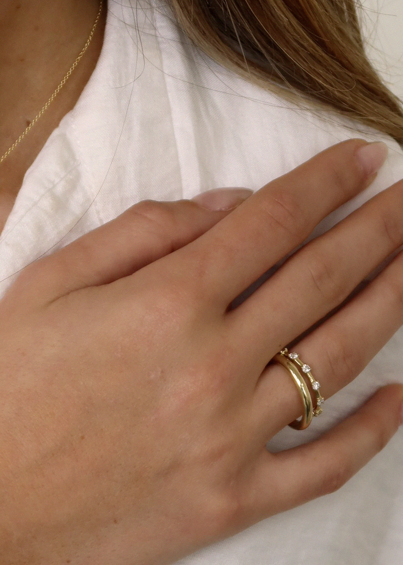 0.25 TCW Round Shaped Half Eternity Lab Grown Diamond Wedding Band