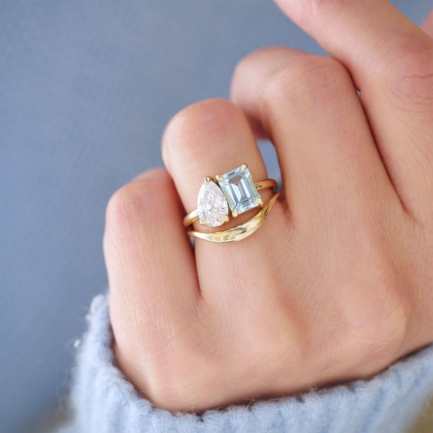 0.25 TCW Round Shaped Half Eternity Lab Grown Diamond Wedding Band