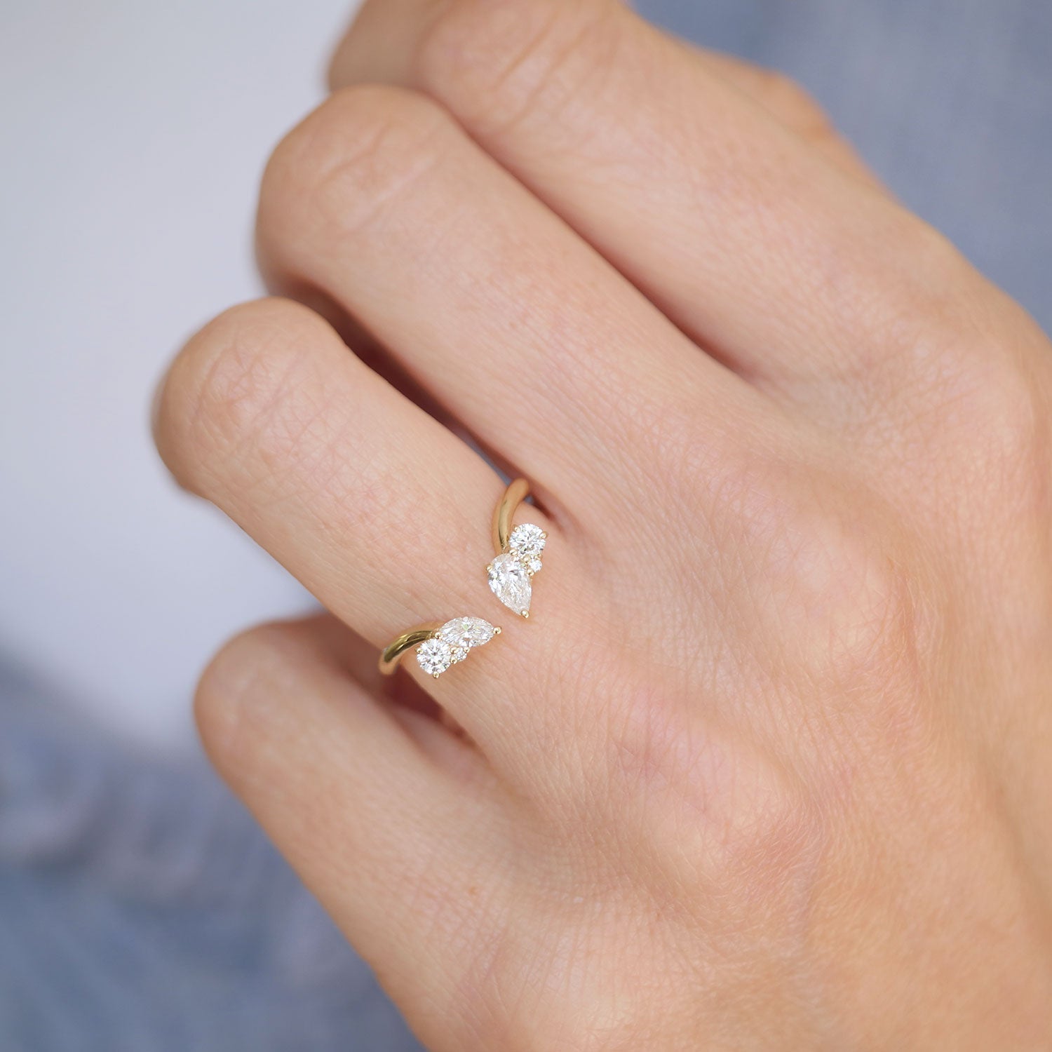 0.25 TCW Round Shaped Half Eternity Lab Grown Diamond Wedding Band