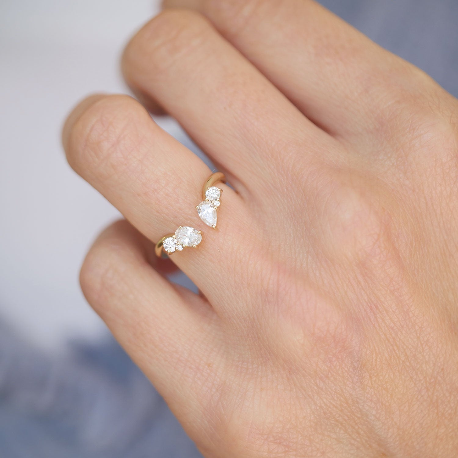 0.25 TCW Round Shaped Half Eternity Lab Grown Diamond Wedding Band