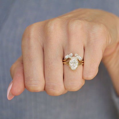 0.25 TCW Round Shaped Half Eternity Lab Grown Diamond Wedding Band