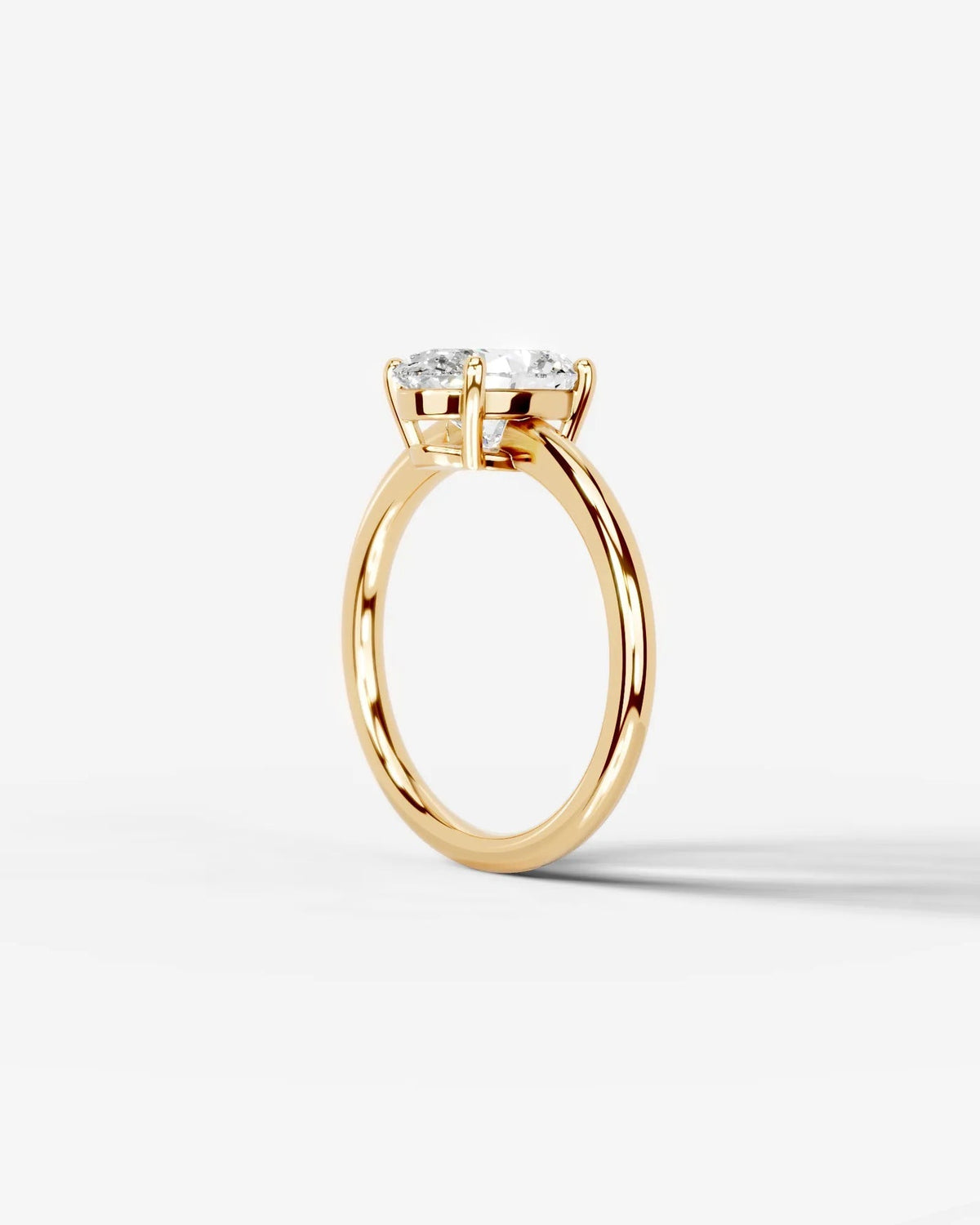 Oval Solitaire Lab Grown Diamond Engagement Ring