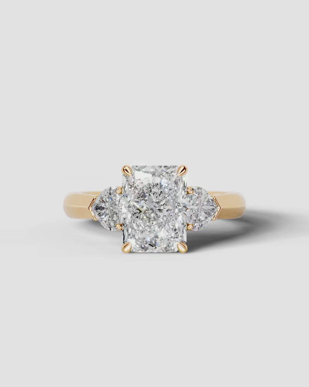 Marquise Solitaire With Tulip Prongs Lab Grown Diamond Engagement Ring