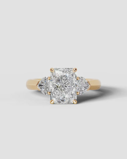 Marquise Solitaire With Tulip Prongs Lab Grown Diamond Engagement Ring