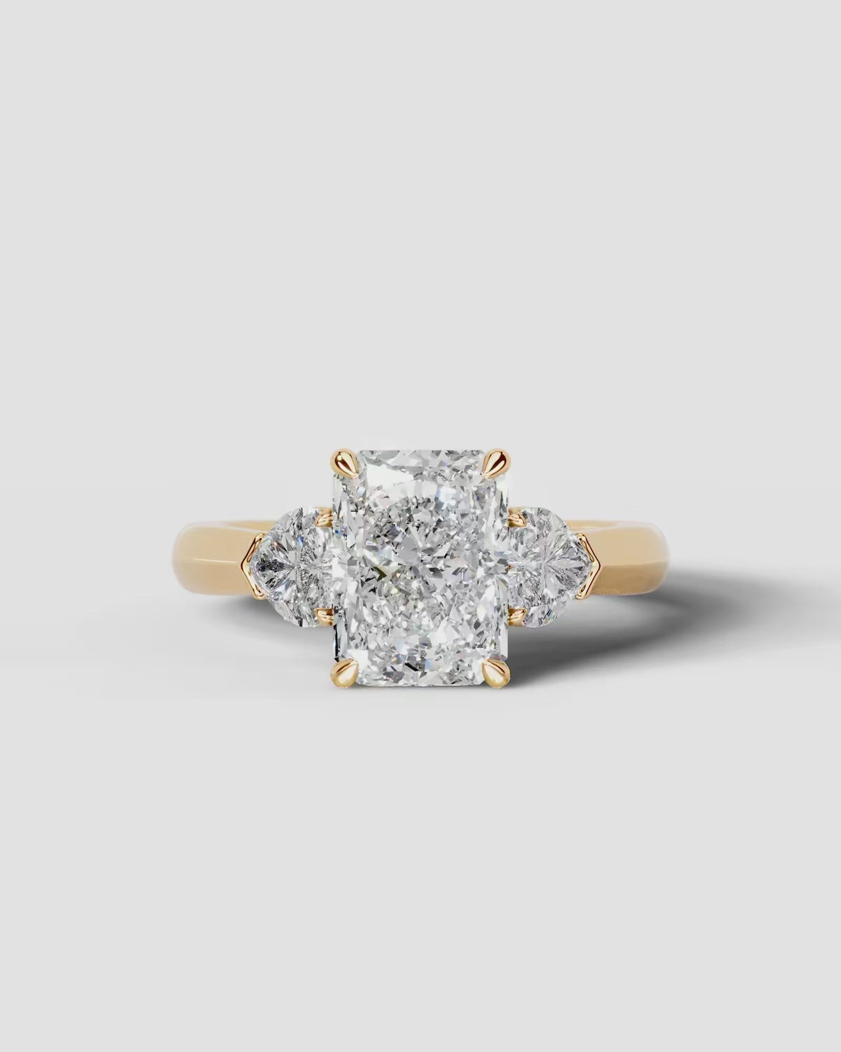 Marquise Solitaire With Tulip Prongs Lab Grown Diamond Engagement Ring