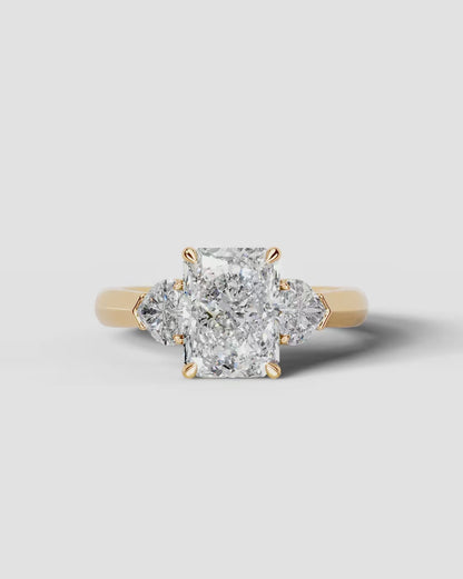 Marquise Solitaire With Tulip Prongs Lab Grown Diamond Engagement Ring