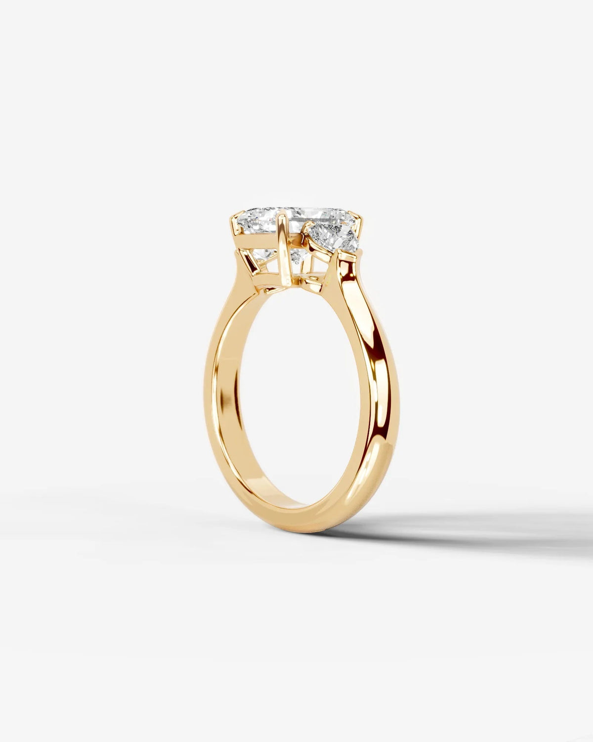 Marquise Solitaire With Tulip Prongs Lab Grown Diamond Engagement Ring
