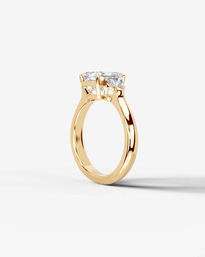 Marquise Solitaire With Tulip Prongs Lab Grown Diamond Engagement Ring