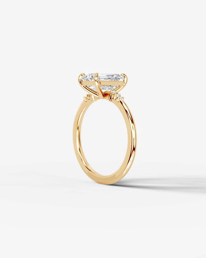 Marquise Solitaire With Tulip Prongs Lab Grown Diamond Engagement Ring