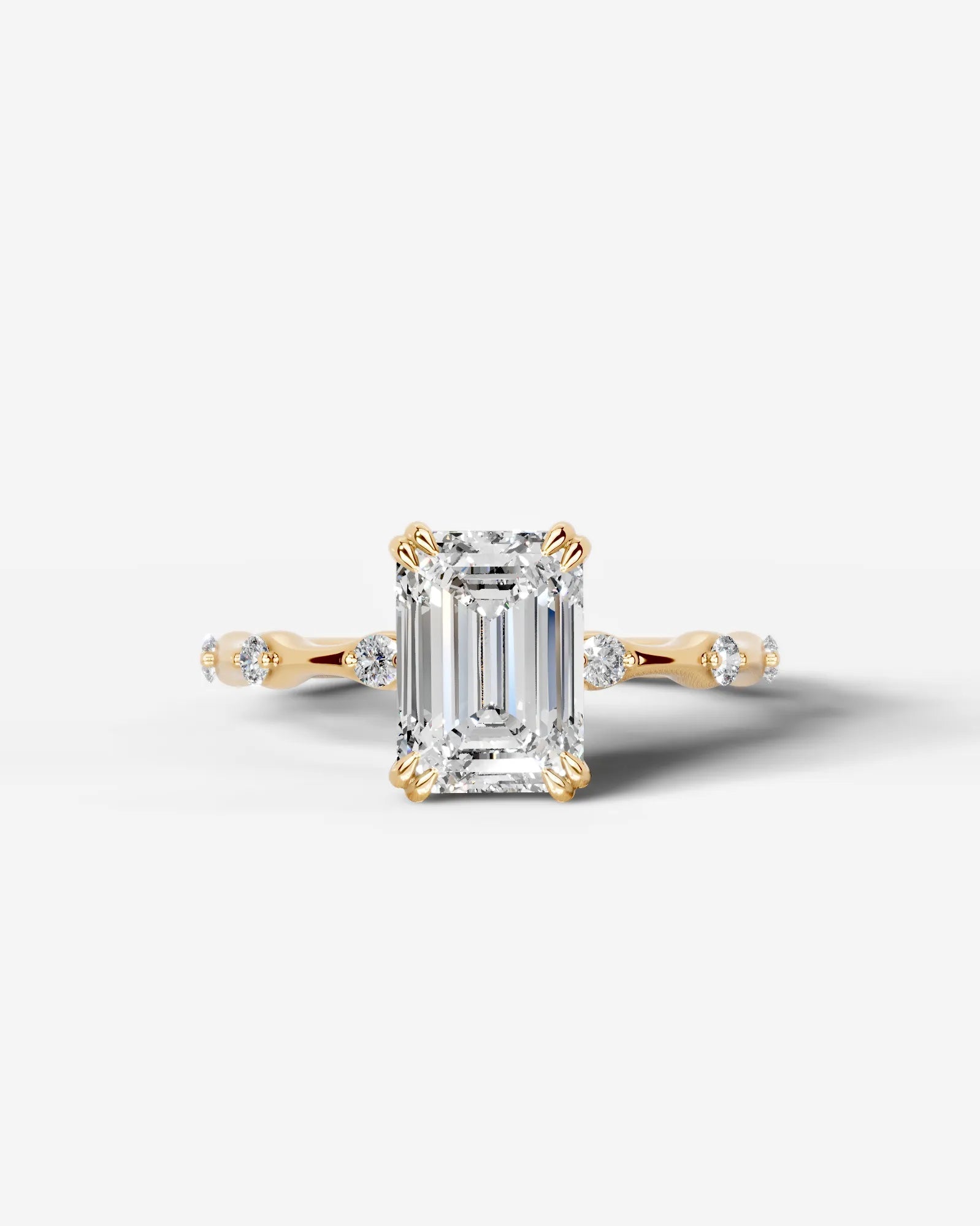 Marquise Solitaire With Tulip Prongs Lab Grown Diamond Engagement Ring