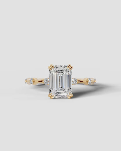 Marquise Solitaire With Tulip Prongs Lab Grown Diamond Engagement Ring