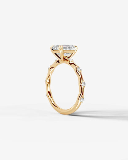 Marquise Solitaire With Tulip Prongs Lab Grown Diamond Engagement Ring