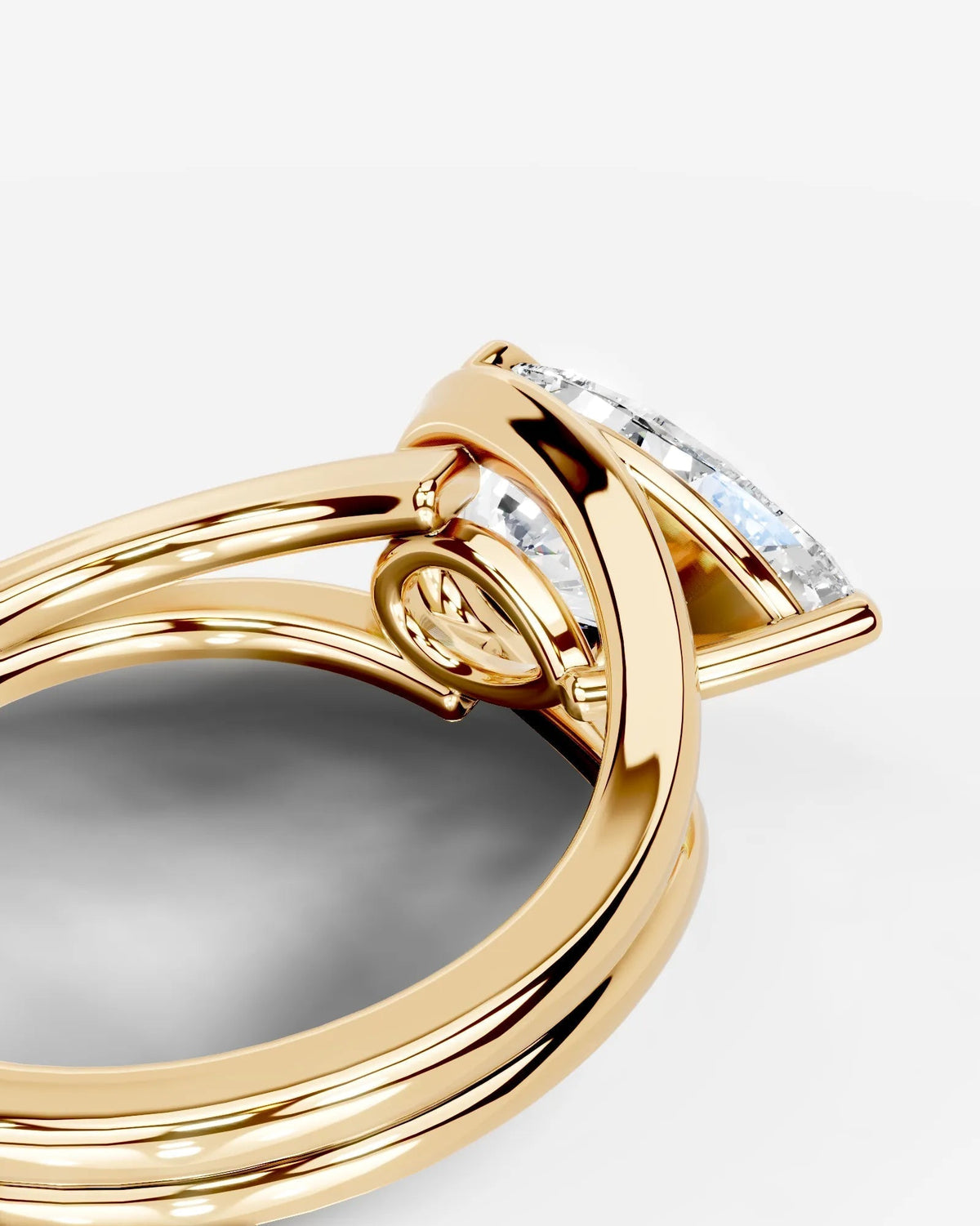 Marquise Solitaire With Tulip Prongs Lab Grown Diamond Engagement Ring
