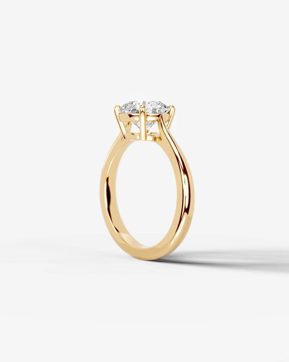 Marquise Solitaire With Tulip Prongs Lab Grown Diamond Engagement Ring