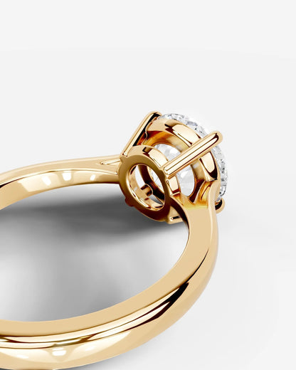 Marquise Solitaire With Tulip Prongs Lab Grown Diamond Engagement Ring