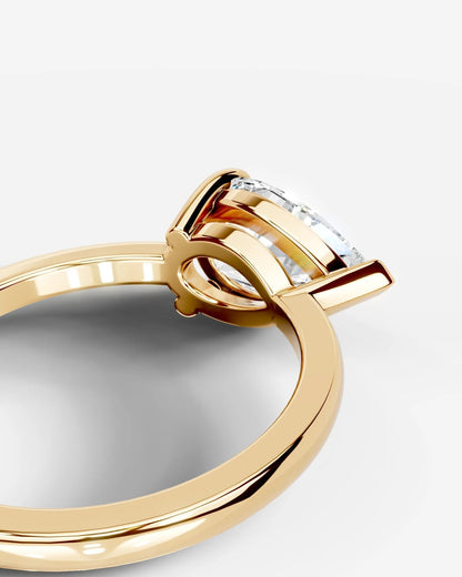Marquise Solitaire With Tulip Prongs Lab Grown Diamond Engagement Ring
