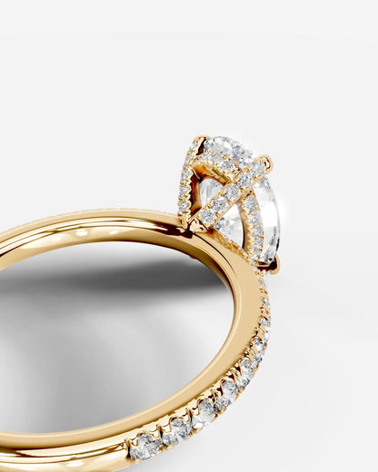 Marquise Solitaire With Tulip Prongs Lab Grown Diamond Engagement Ring