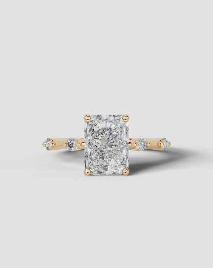 Marquise Solitaire With Tulip Prongs Lab Grown Diamond Engagement Ring