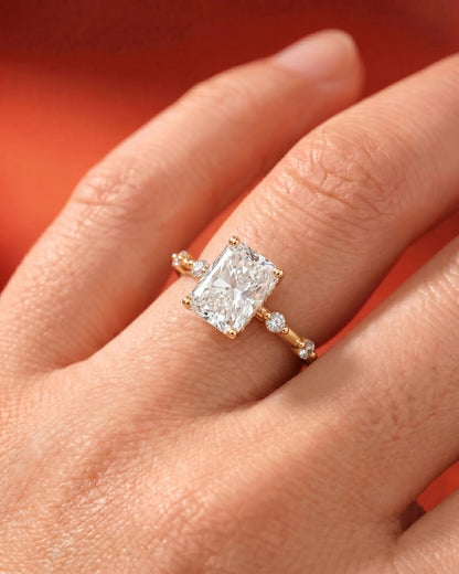 Marquise Solitaire With Tulip Prongs Lab Grown Diamond Engagement Ring