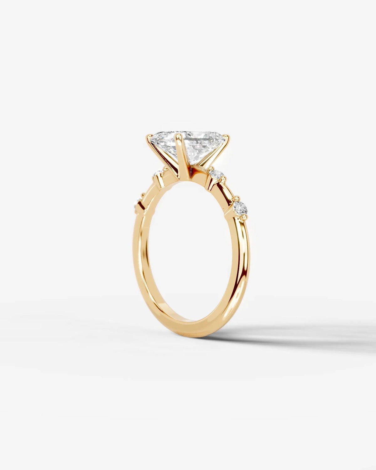 Marquise Solitaire With Tulip Prongs Lab Grown Diamond Engagement Ring