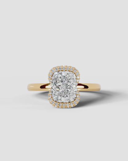 Marquise Solitaire With Tulip Prongs Lab Grown Diamond Engagement Ring