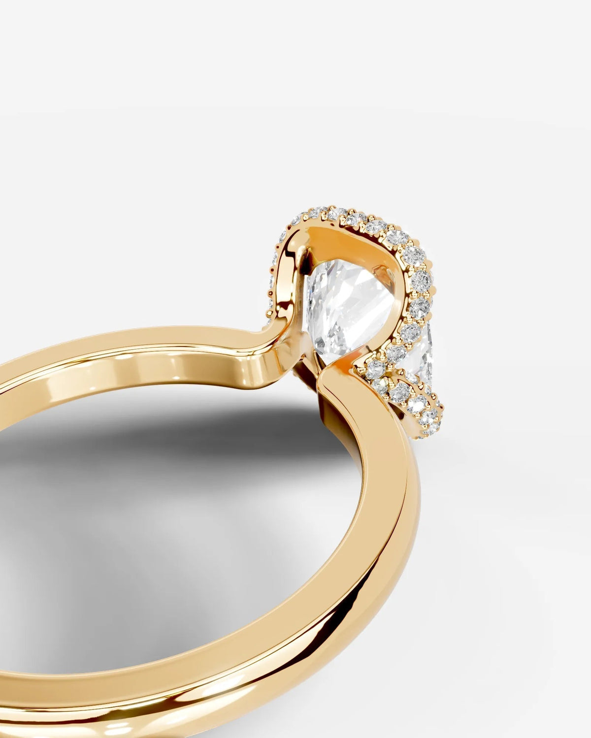 Marquise Solitaire With Tulip Prongs Lab Grown Diamond Engagement Ring