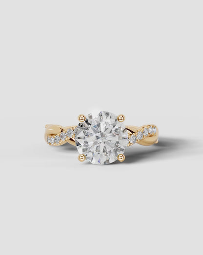 Marquise Solitaire With Tulip Prongs Lab Grown Diamond Engagement Ring