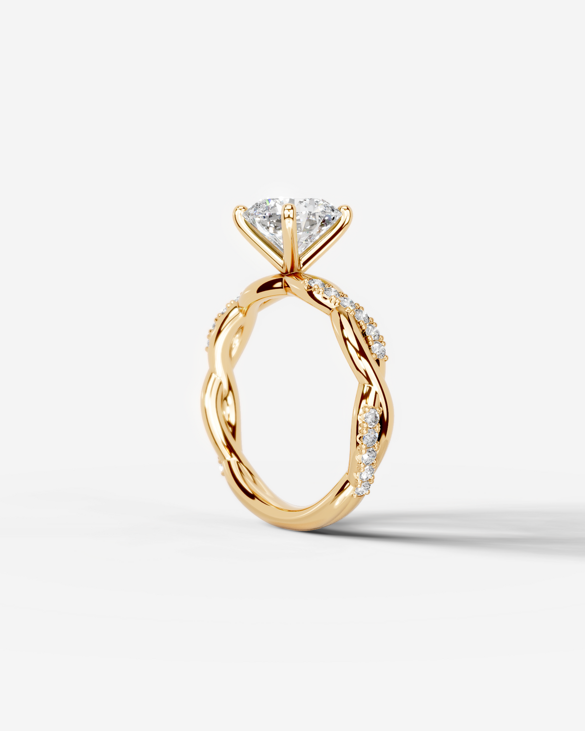 Marquise Solitaire With Tulip Prongs Lab Grown Diamond Engagement Ring