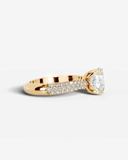 Marquise Solitaire With Tulip Prongs Lab Grown Diamond Engagement Ring
