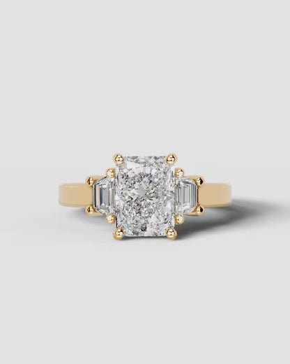 Marquise Solitaire With Tulip Prongs Lab Grown Diamond Engagement Ring