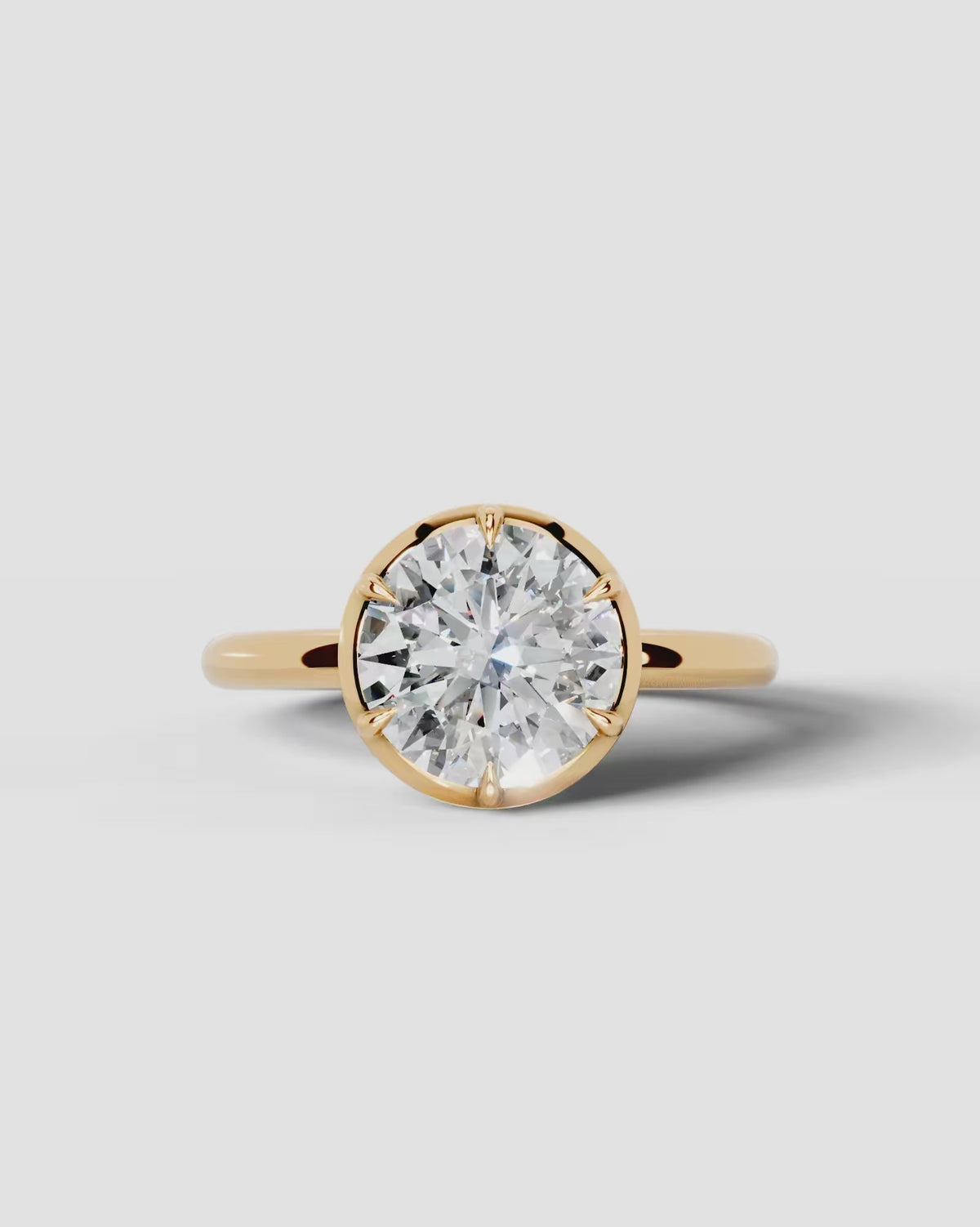 Marquise Solitaire With Tulip Prongs Lab Grown Diamond Engagement Ring