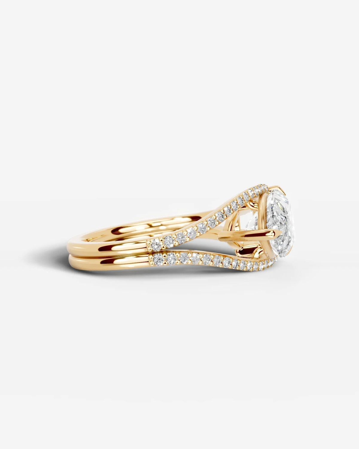 Marquise Solitaire With Tulip Prongs Lab Grown Diamond Engagement Ring