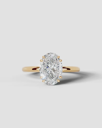 Marquise Solitaire With Tulip Prongs Lab Grown Diamond Engagement Ring