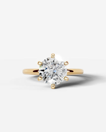 Marquise Solitaire With Tulip Prongs Lab Grown Diamond Engagement Ring