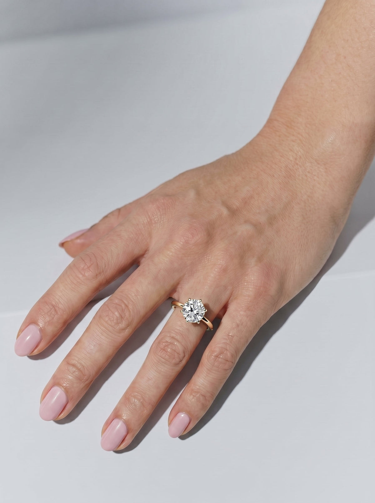 Marquise Solitaire With Tulip Prongs Lab Grown Diamond Engagement Ring