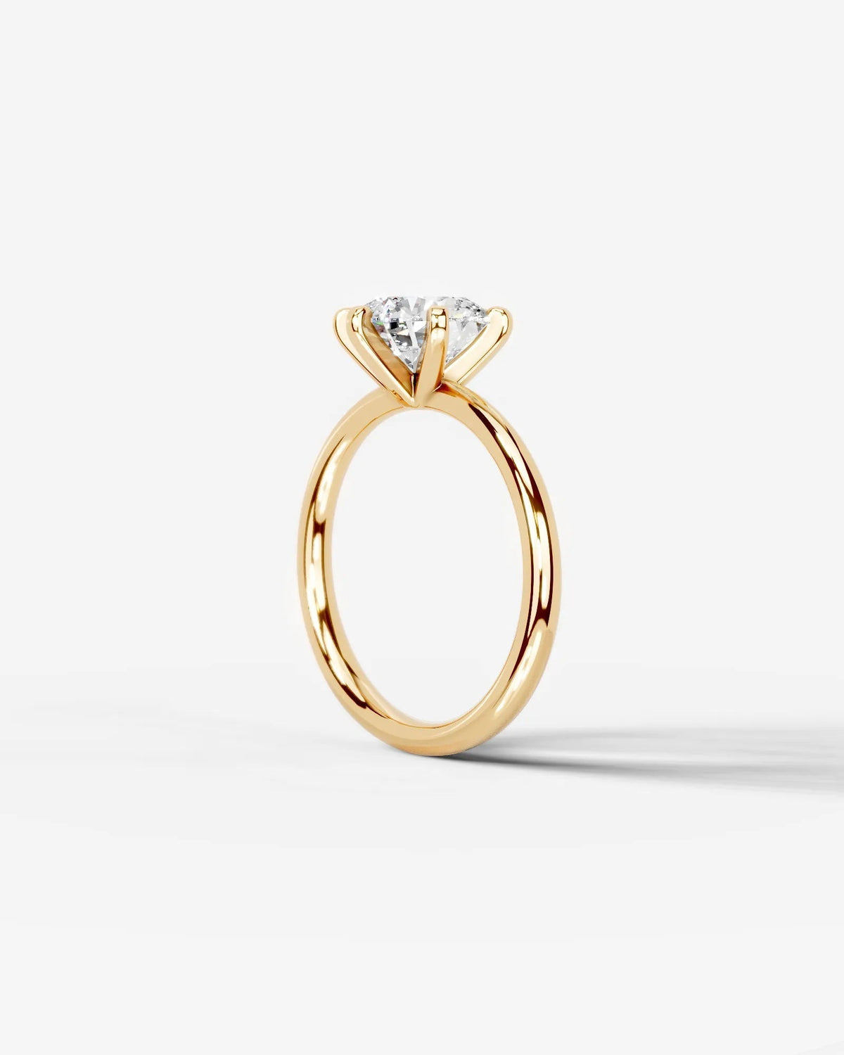 Marquise Solitaire With Tulip Prongs Lab Grown Diamond Engagement Ring