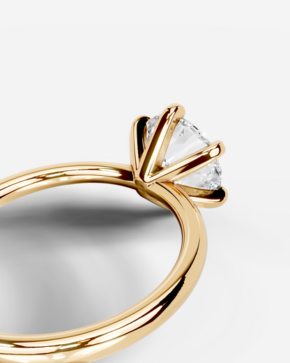 Marquise Solitaire With Tulip Prongs Lab Grown Diamond Engagement Ring