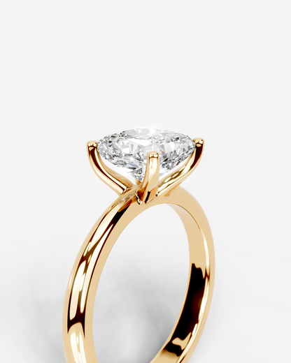 Marquise Solitaire With Tulip Prongs Lab Grown Diamond Engagement Ring