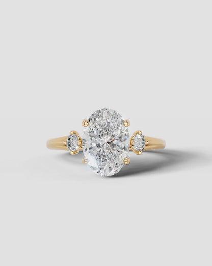 Marquise Solitaire With Tulip Prongs Lab Grown Diamond Engagement Ring
