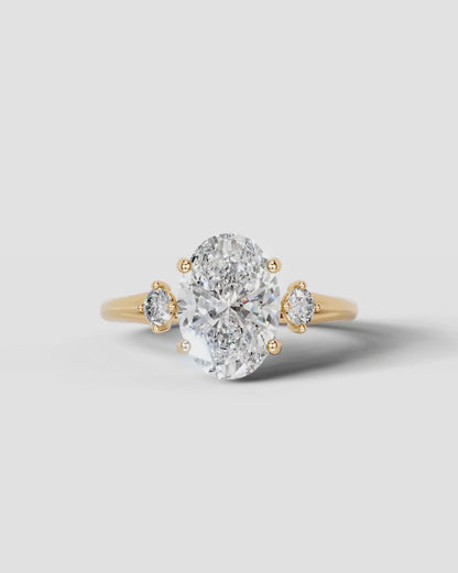 Marquise Solitaire With Tulip Prongs Lab Grown Diamond Engagement Ring