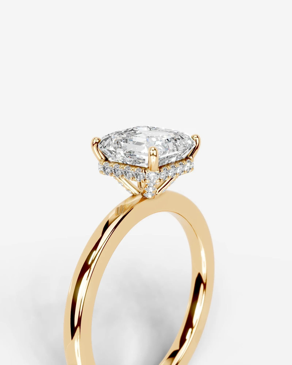 Marquise Solitaire With Tulip Prongs Lab Grown Diamond Engagement Ring