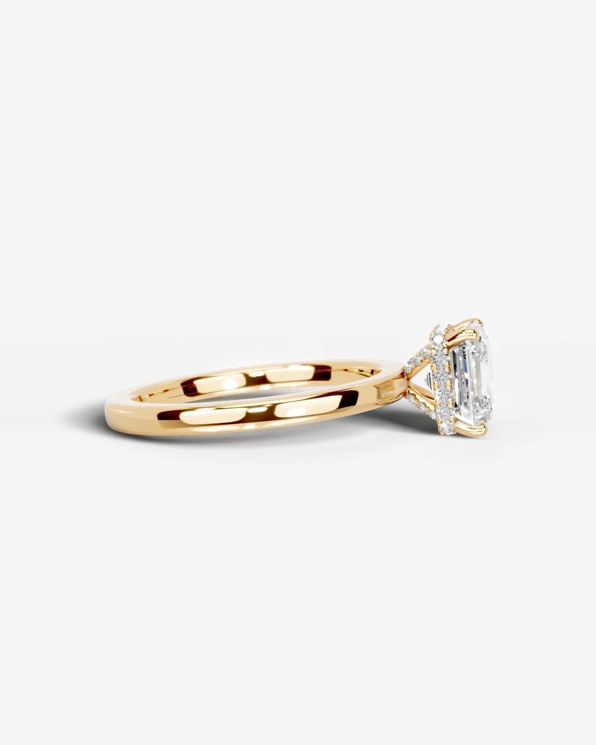 Marquise Solitaire With Tulip Prongs Lab Grown Diamond Engagement Ring