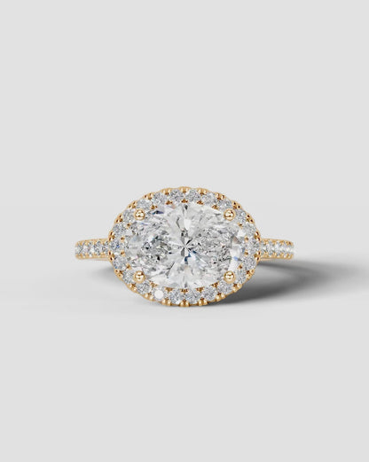 Marquise Solitaire With Tulip Prongs Lab Grown Diamond Engagement Ring