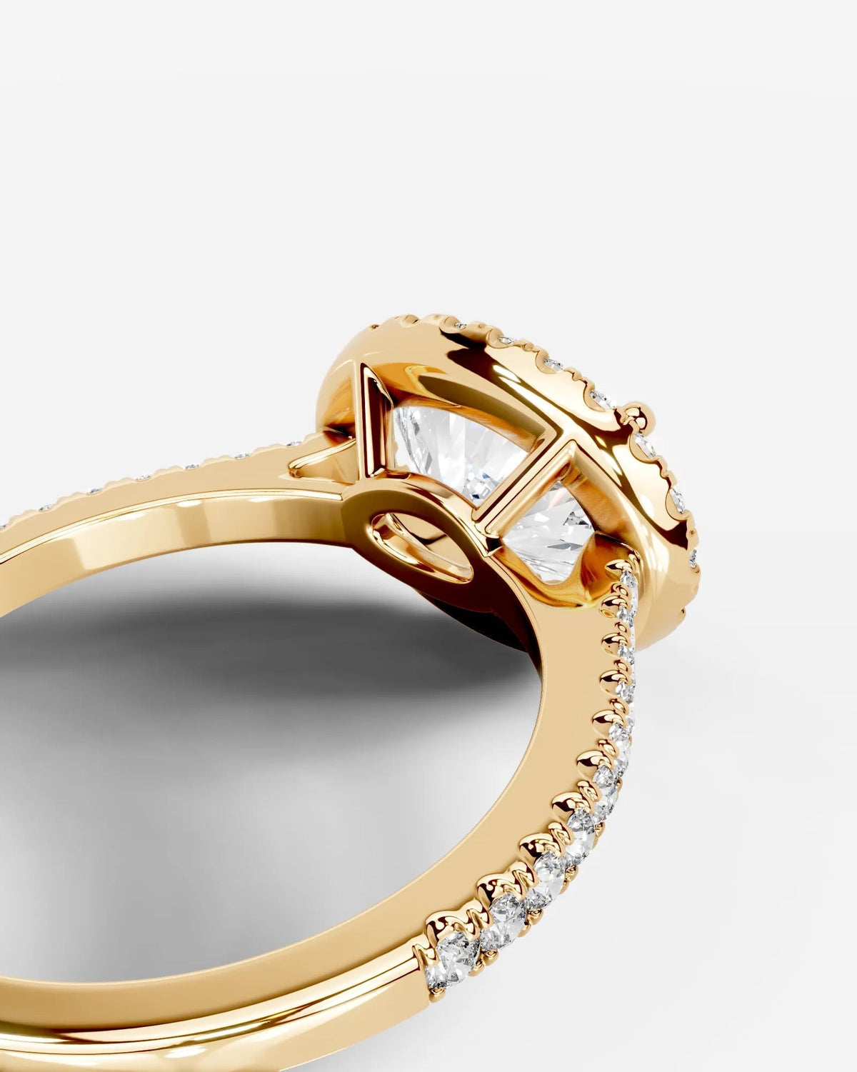 Marquise Solitaire With Tulip Prongs Lab Grown Diamond Engagement Ring