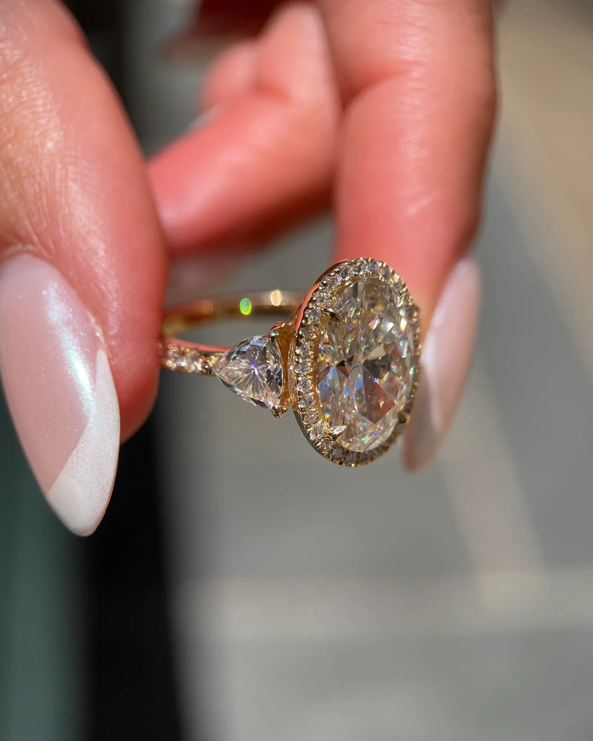 Marquise Solitaire With Tulip Prongs Lab Grown Diamond Engagement Ring