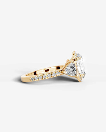 Marquise Solitaire With Tulip Prongs Lab Grown Diamond Engagement Ring