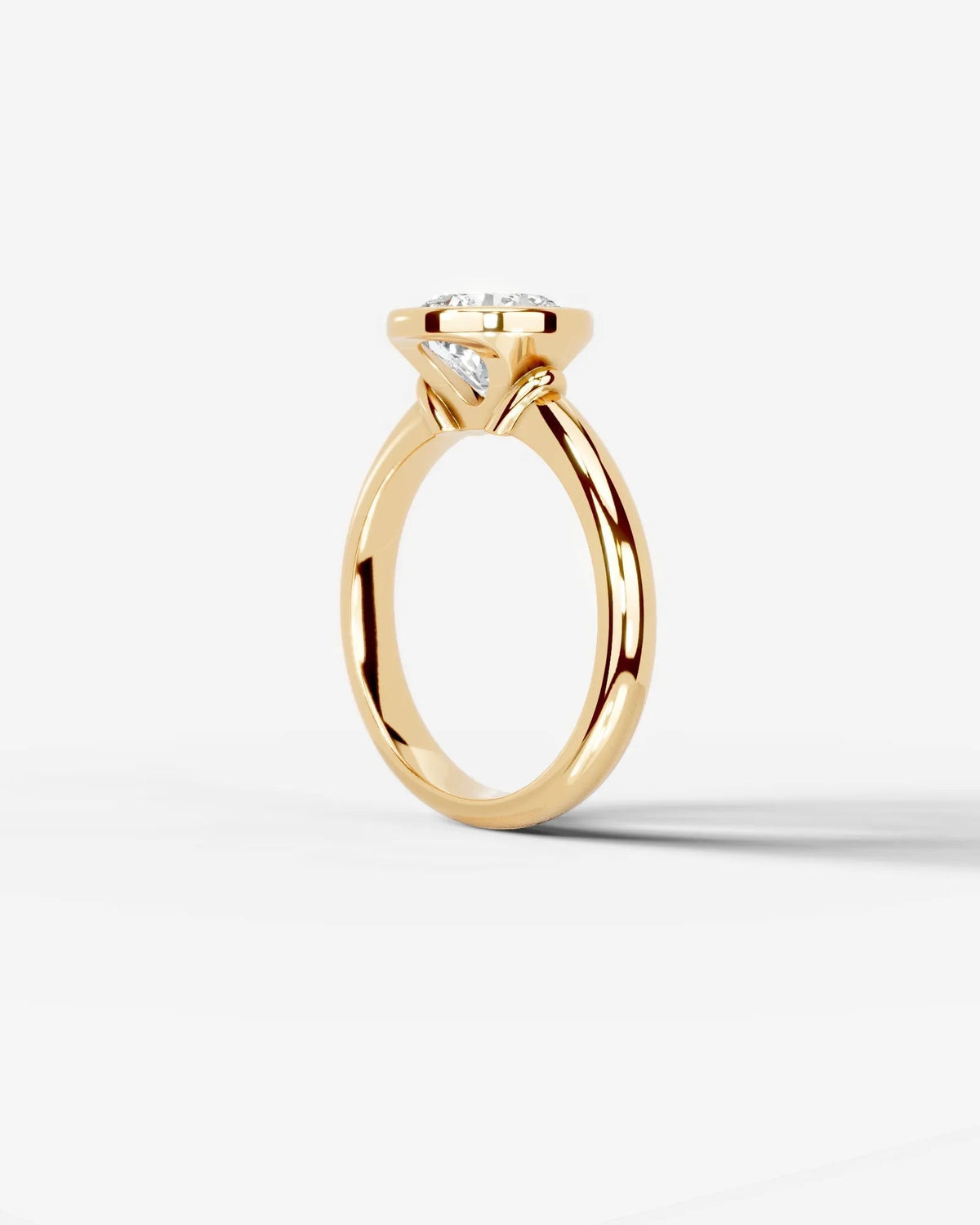 Marquise Solitaire With Tulip Prongs Lab Grown Diamond Engagement Ring
